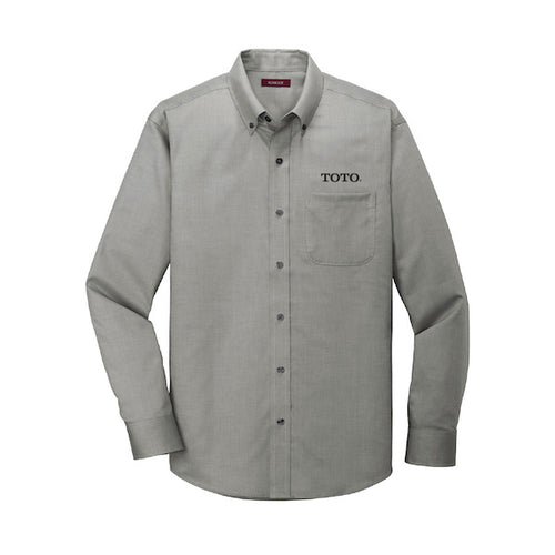 Oxford Non-Iron Shirt-Charcoal